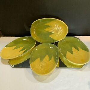 *Vintage Shawnee Plates Corn King 9 3/4 X 6 3/4 Farmhouse #66